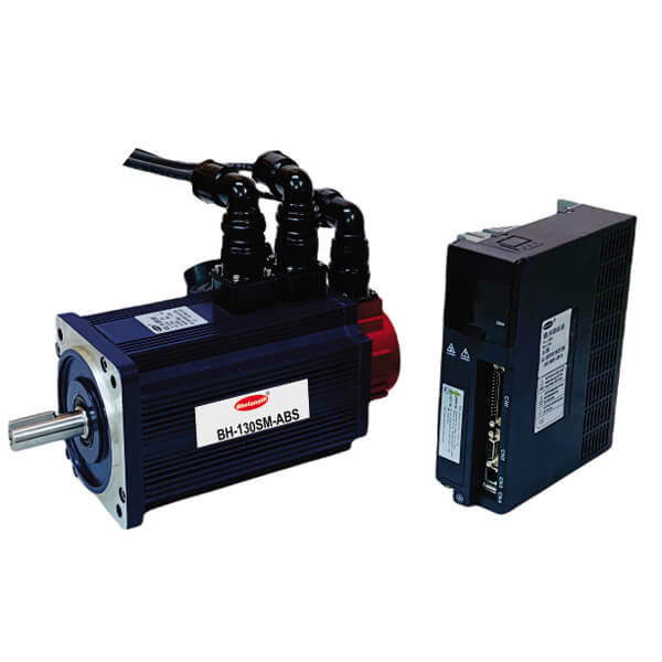 3 PHASE AC SERVO MOTORS WITH PULSE / ANALOG DRIVEN DRIVES & 17 BIT ABSOLUTE ENCODER - 80 MM & 130 MM FRAME SIZE